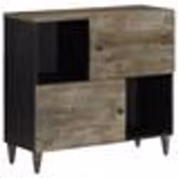 vidaXL Buffet 80x33x75 cm bois massif de manguier armoire de rangement meuble de rangement de cuisine armoire de 4017819