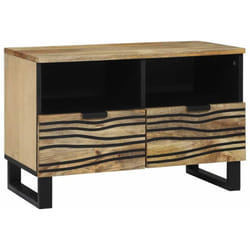 Vidaxl - Cabinet tv Marron 70 x 33 x 46 cm bois de manguier massif