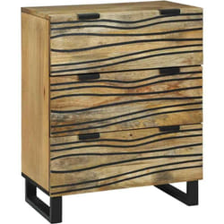 Buffet Marron 60 x 33.5 x 75 cm Bois de manguier massif Vidaxl