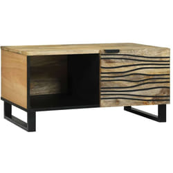 Table basse Marron 80 x 50 x 40 cm bois de manguier massif Vidaxl