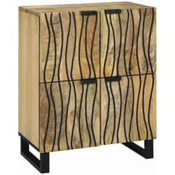 Buffet Marron 60 x 33 x 75 cm bois de manguier massif vidaXL
