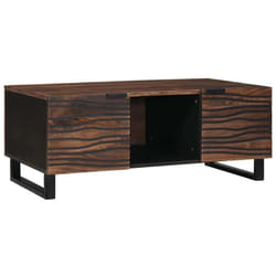 Vidaxl - Table Basse Marron Et Noir 100 X 54 X 40 Cm