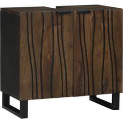 Armoire à lavabo 62 x 33 x 58 cm – En bois de mangue solide. Vidaxl