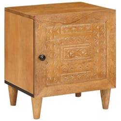 Table de chevet Marron clair 40 x 33 x 46 cm vidaXL