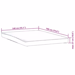 VidaXL 4100149 sur-matelas et alaise - Vue supplémentaire 6