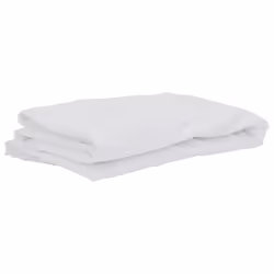 VidaXL 4100152, Tissu, Blanc, tissu (100 % polyester) avec support TPU, Monochromatique, Unique/double XL, Lavage en machine