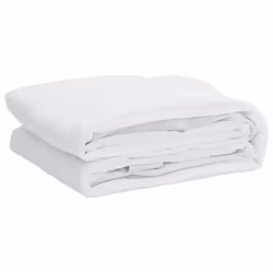 VidaXL 4100171, Matelas roulé, Blanc, Adultes, Polyester, 2000 mm, 1400 mm