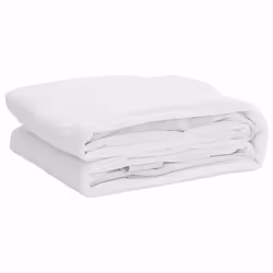 VidaXL 4100176, Polyester, Blanc, 30 °C, 100 x 220 cm