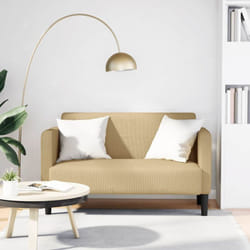 Vidaxl - Canapé causeuse gris vert clair 109 cm tissu velours côtelé