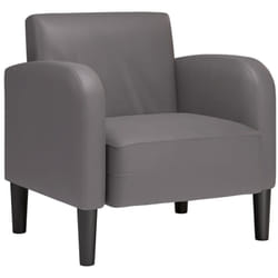 Vidaxl - Chaise de canapé avec accoudoirs gris 54 cm similicuir