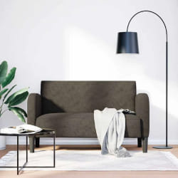 Vidaxl Causeuse - Gris foncé