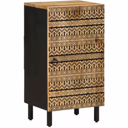 Ce buffet classique est destiné à être un supplément décoratif et pratique à votre maison. Matériau robuste et stable : le bo ...