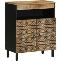 Vidaxl - Buffet 60x33,5x75 cm bois de manguier brut massif