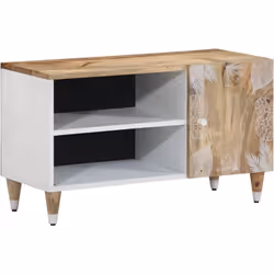 Ce meuble TV avec un grand espace de rangement est un complément pratique et attrayant pour votre salon ou votre chambre à co ...