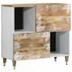 vidaXL Buffet 80x335x75 cm bois massif de manguier armoire placard buffet haut armoire latérale armoire de rangement 4018691