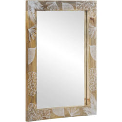 Vidaxl - Miroir de salle de bain 50x3x70 cm bois de manguier massif