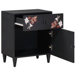 Table De Chevet Avec Tiroir Multicolore 50 X 33 X 60 Cm Vidaxl