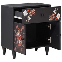 Table De Chevet Avec Tiroir Multicolore 50 X 33 X 60 Cm Vidaxl