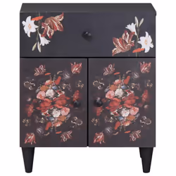 Table De Chevet Avec Tiroir Multicolore 50 X 33 X 60 Cm Vidaxl - Vue supplémentaire 2
