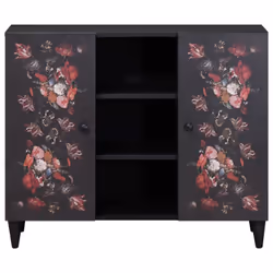 Armoires De Rangement Avec Porte Multicolore 90 X 33,5 X 75 Cm Vidaxl - Vue supplémentaire 2
