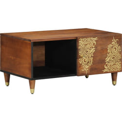 Vidaxl - Table basse 80x50x40 cm en bois de mangue massif