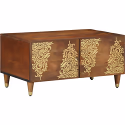Cette table basse châtaigne mélange style et une touche intemporelle, parfaite pour embellir tous vos espaces de vie. Avec un ...