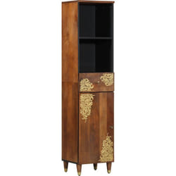 Vidaxl - Buffet 38x33x160 cm en bois massif de manguier