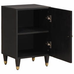 Cabinet De Salle De Bain Avec Stockage Noir 38 X 33 X 58 Cm Vidaxl