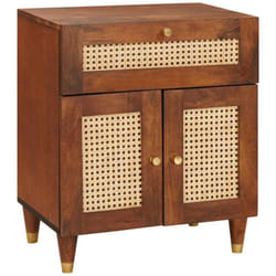 Tables de chevet avec tiroir Marron 50 x 33 x 60 cm Vidaxl