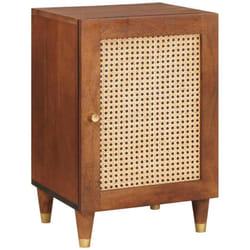 Vidaxl - Cabinet de salle de bain avec étagère Marron 38 x 33.5 x 58 cm