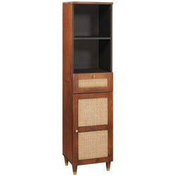 Vidaxl - Buffet avec tiroir avec étagère Marron 38 x 33.5 x 160 cm