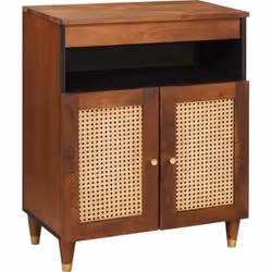 Ce buffet est le combo parfait entre style et praticité, il ira super bien dans votre salle à manger ou votre salon. Sa forme ...
