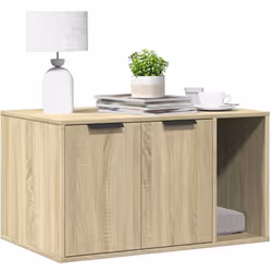Offrez à votre chat un espace privé confortable avec le meuble de bac à litière pour chat tout en gardant le style de votre m ...