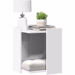 Offrez à votre chat un espace privé confortable avec le meuble de bac à litière pour chat tout en gardant le style de votre m ...