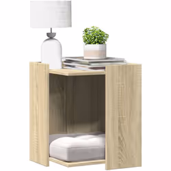 Offrez à votre chat un espace privé confortable avec le meuble de bac à litière pour chat tout en gardant le style de votre m ...