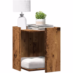 Offrez à votre chat un espace privé confortable avec le meuble de bac à litière pour chat tout en gardant le style de votre m ...