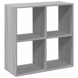VidaXL 858026, Gris, Chêne, 8 étagères, Bois, Bois, 100 kg, 10 kg
