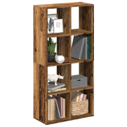 vidaXL Étagère séparatrice de pièce vieux bois