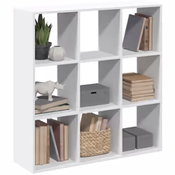 L'étagère séparatrice de pièce contemporaine allie un design de forme géométrique avec du rangement, ce qui est parfait pour ...