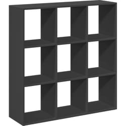 Tagère séparatrice de pièce noir 102x29x103,5 cm Vidaxl