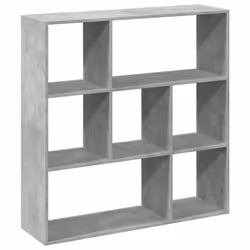 VidaXL 858051, Gris, 7 étagères, Bois, Bois, 70 kg, 10 kg