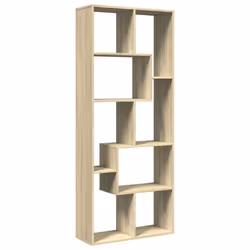 VidaXL 858077, Chêne, 8 étagères, Bois, Bois, 100 kg, 10 kg