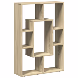 VidaXL 858140, Chêne, 7 étagères, Bois, Bois, 60 kg, 630 mm