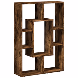 VidaXL 858142, Chêne, 7 étagères, Bois, Bois, 60 kg, 630 mm