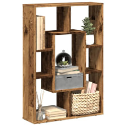 vidaXL Bibliothèque - Vieux bois - 63x20x90 cm