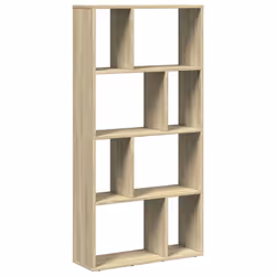 VidaXL 858149, Chêne, 8 étagères, Bois, Bois, 80 kg, 600 mm