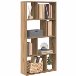 La bibliothèque contemporaine allie un design de forme géométrique avec du rangement, ce qui est parfait pour organiser votre ...