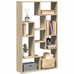 VidaXL 858158, Chêne, 9 étagères, Bois, Bois, 100 kg, 720 mm
