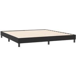 Cadre De Lit Sans Matelas Noir 200x210 Cm Velours Vidaxl