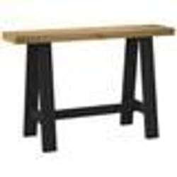 vidaXL Table console NOAIN pieds en forme de A 120x30x75 cm massif pin